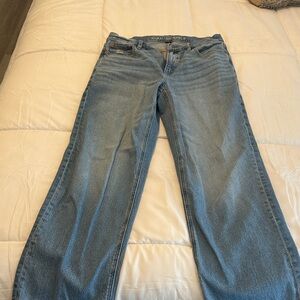 American Eagle Outfitters Light Blue Straight Leg Jeans